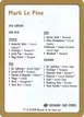 Mark Le Pine Decklist #mlp0b