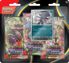 Phantasmal Flames 3-Pack Blister - Weavile