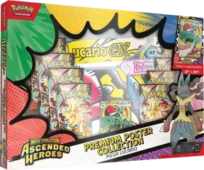 Ascended Heroes Premium Poster Collection - Mega Lucario