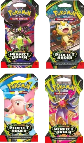 Perfect Order Sleeved Booster Pack Art Bundle (Set of 4)