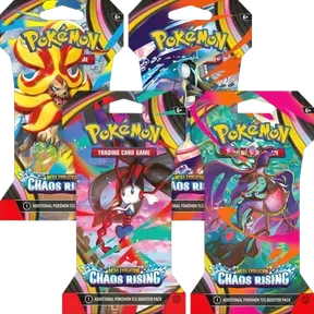 Chaos Rising Sleeved Booster Pack Art Bundle (Set of 4)