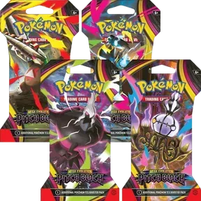 Pitch Black Sleeved Booster Pack Art Bundle (Set of 4)