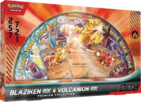 Blaziken ex & Volcanion ex Premium Collection