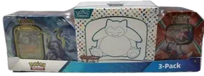 Costco Pokémon Collector 3-Pack: Scarlet & Violet 151 ETB + Paldea Legends Tins