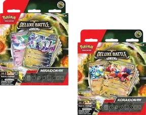 Deluxe Battle Deck: Miraidon ex/Koraidon ex (Set of 2)