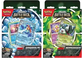 Deluxe Battle Deck: Quaquaval ex/Meowscarada ex (Set of 2)