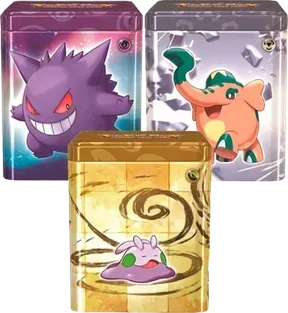 Pokémon Stacking Tins [Set of 3] (Psychic, Metal, and Dragon)