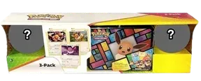 Costco Pokémon Collector 3-Pack: Eevee Treasure Chest + 2 Poké Ball Tins