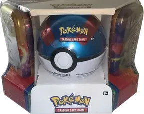 Pokémon - Poké Ball Tin + 2 Kanto Power Mini Tins - Great Ball