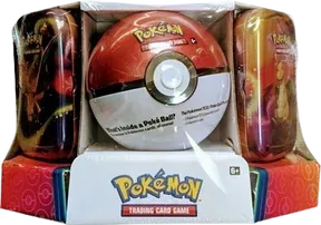 Pokémon - Poké Ball Tin + 2 Kanto Power Mini Tins - Poké Ball