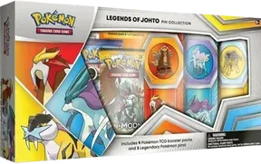 Legends of Johto Pin Collection
