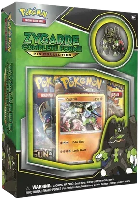 Sun & Moon Zygarde Complete Forme Pin Collection