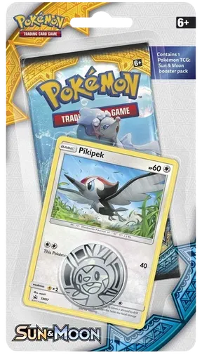 Sun & Moon Single Blister Pack - Pikipek