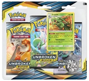 Unbroken Bonds 3-Pack Blister - Sceptile