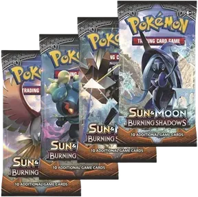 Burning Shadows Booster Pack Art Bundle (Set of 4)