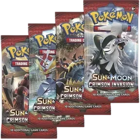 Crimson Invasion Booster Pack Art Bundle (Set of 4)