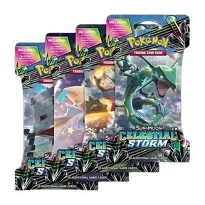 Celestial Storm Sleeved Booster Pack Art Bundle (Set of 4)