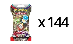 Scarlet & Violet Sleeved Booster Case