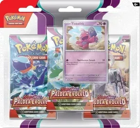 Paldea Evolved 3-Pack Blister - Tinkatink