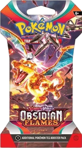 Obsidian Flames Sleeved Booster Pack