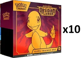 Obsidian Flames Elite Trainer Box Case
