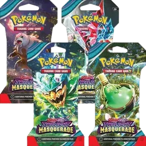 Twilight Masquerade Sleeved Booster Pack Art Bundle (Set of 4)