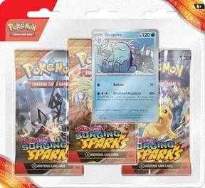 Surging Sparks 3-Pack Blisters - Quagsire