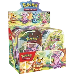 Prismatic Evolutions Mini Tin Display