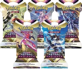Astral Radiance Sleeved Booster Pack Art Bundle (Set of 5)