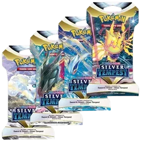 Silver Tempest Sleeved Booster Pack Art Bundle (Set of 4)