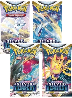 Silver Tempest Booster Pack Art Bundle (Set of 4)