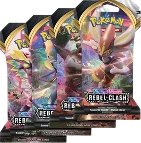 Rebel Clash Sleeved Booster Pack Art Bundle (Set of 4)