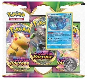 Vivid Voltage 3-Pack Blister - Vaporeon