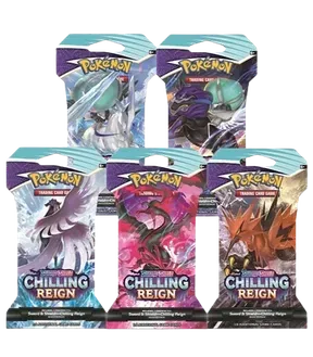 Chilling Reign Sleeved Booster Pack Art Bundle (Set of 5)