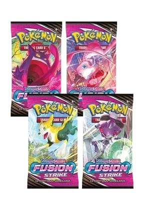 Fusion Strike Booster Pack Art Bundle (Set of 4)