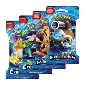 Evolutions Sleeved Booster Pack Art Bundle (Set of 4)