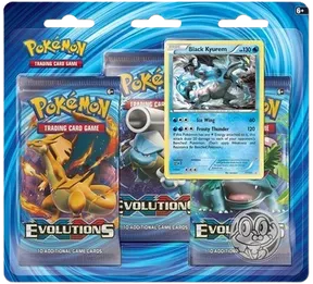 Evolutions 3-Pack Blister - Black Kyurem