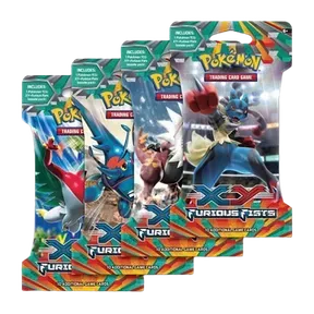 Furious Fists Sleeved Booster Pack Art Bundle (Set of 4)