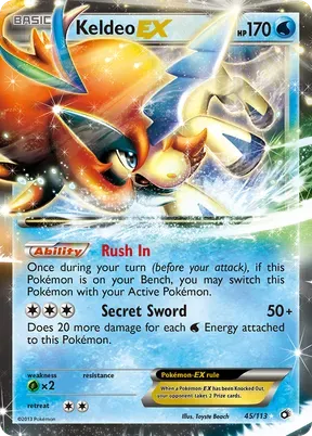 Keldeo-EX #45