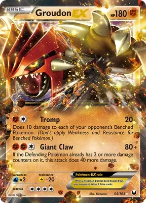 Groudon-EX #54