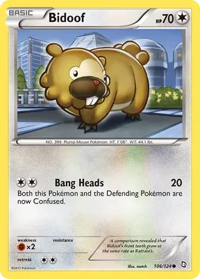 Bidoof #106