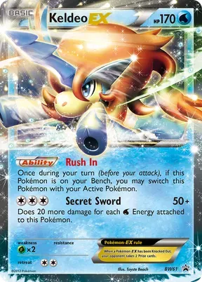 Keldeo-EX #BW61
