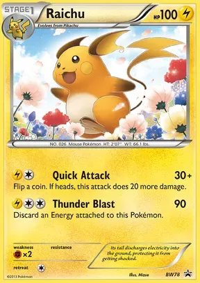 Raichu #BW78