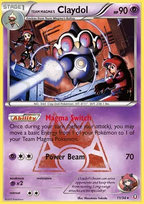 Team Magma's Claydol #11