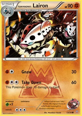 Team Magma's Lairon #13