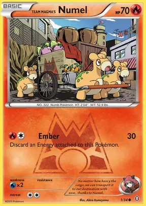 Team Magma's Numel #1