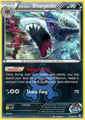 Team Aqua's Sharpedo #21
