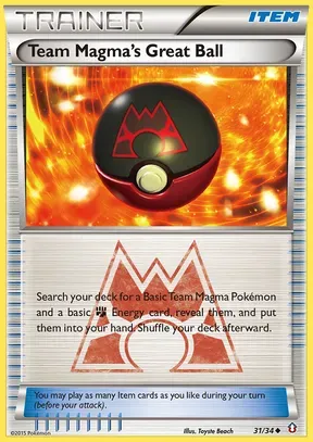 Team Magma's Great Ball #31