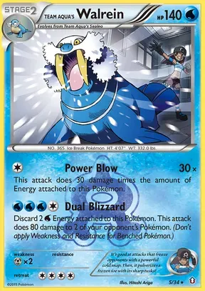 Team Aqua's Walrein #5
