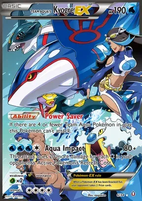 Team Aqua's Kyogre-EX #6